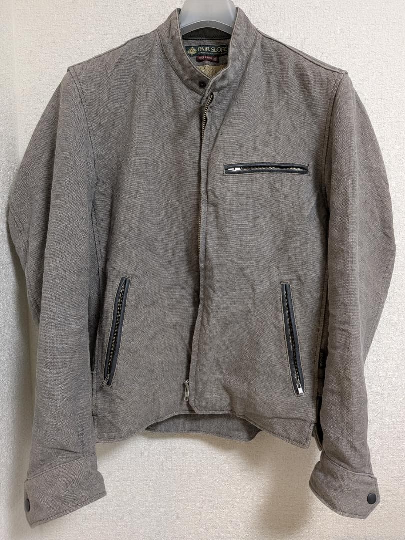 PAIR SLOPE ペアスロープ RA-3 リネン ライダース グレー