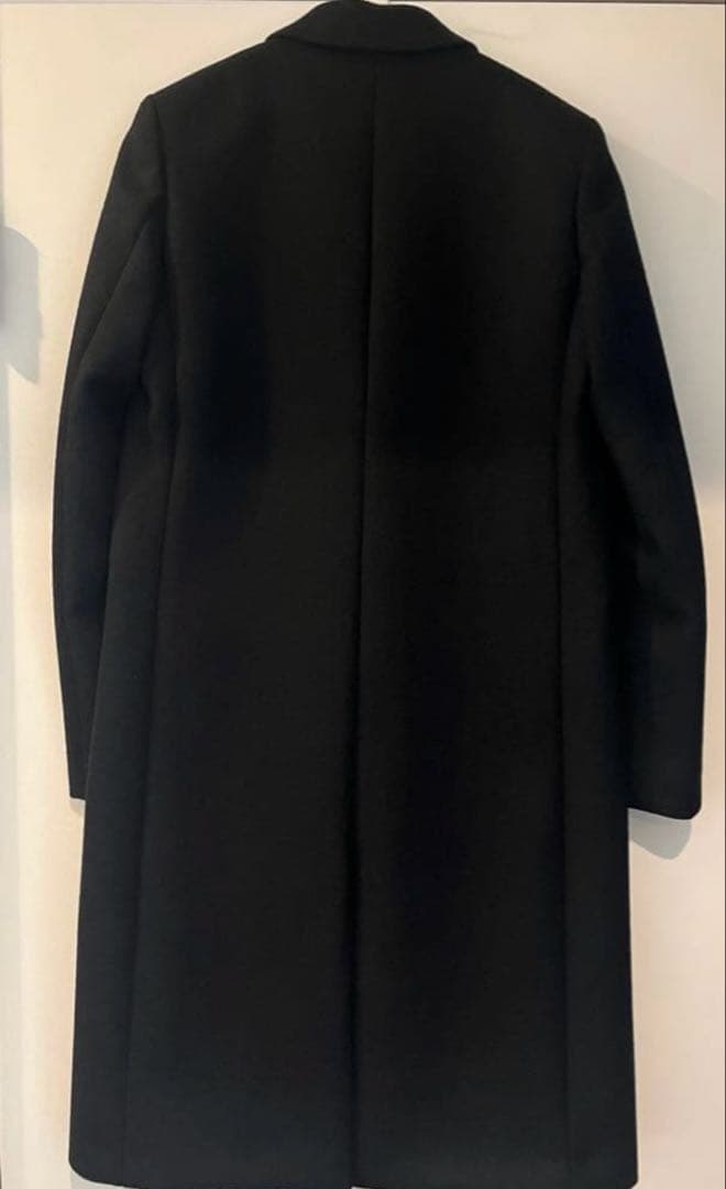 【週末限定価格】美品☆アストラット　ウール　カシミヤ　チェスターコート　ブラック