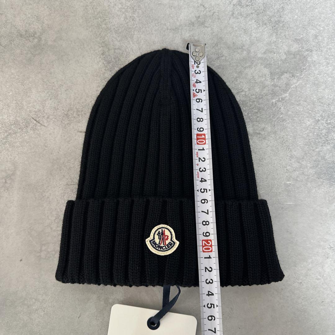 レディース MONCLER モンクレール ブラック ニット帽