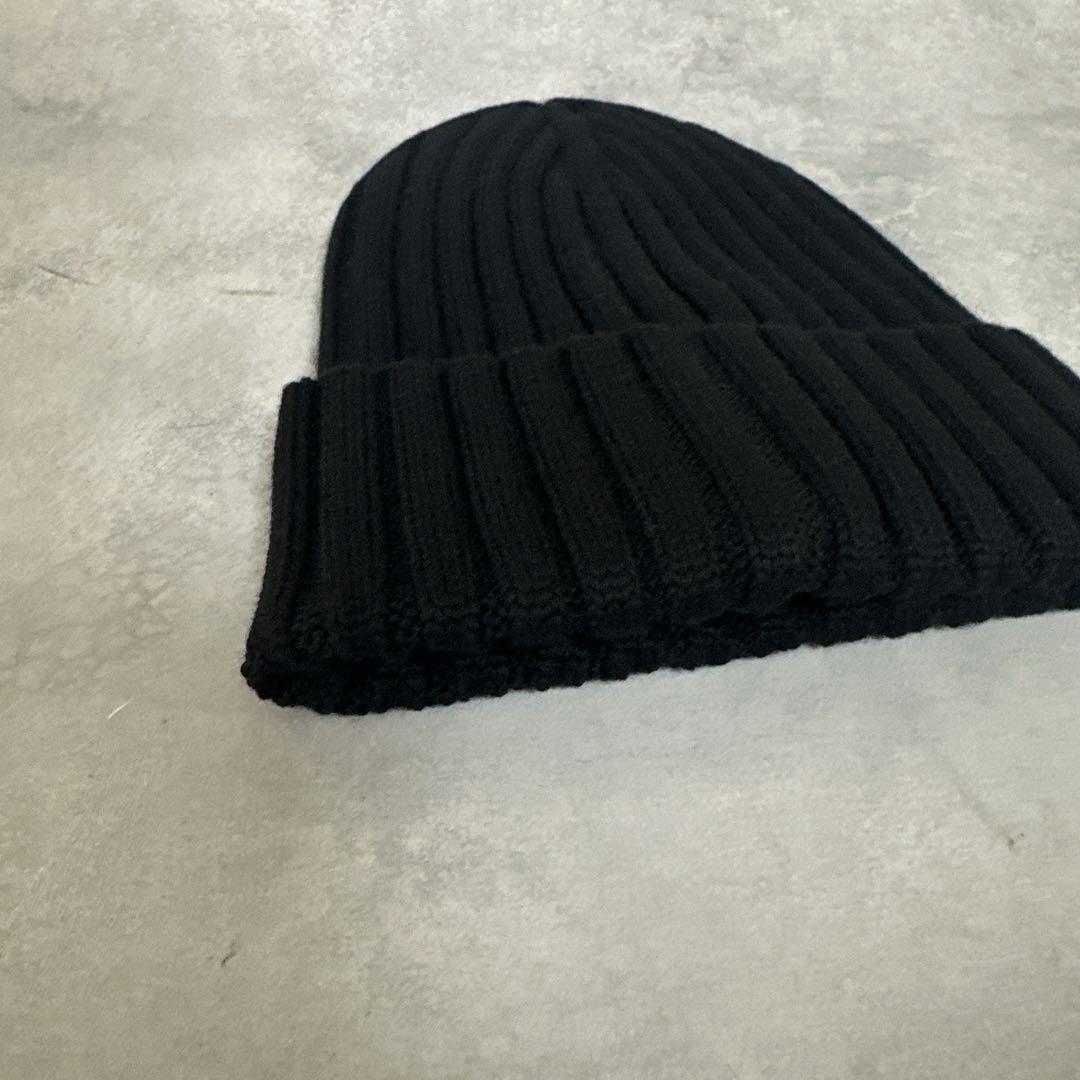 レディース MONCLER モンクレール ブラック ニット帽