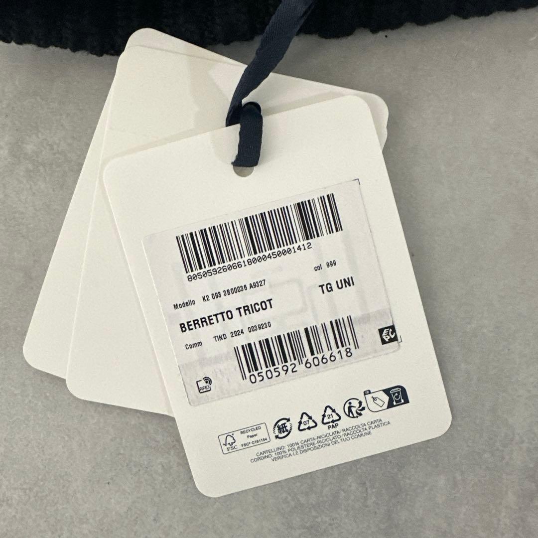 レディース MONCLER モンクレール ブラック ニット帽