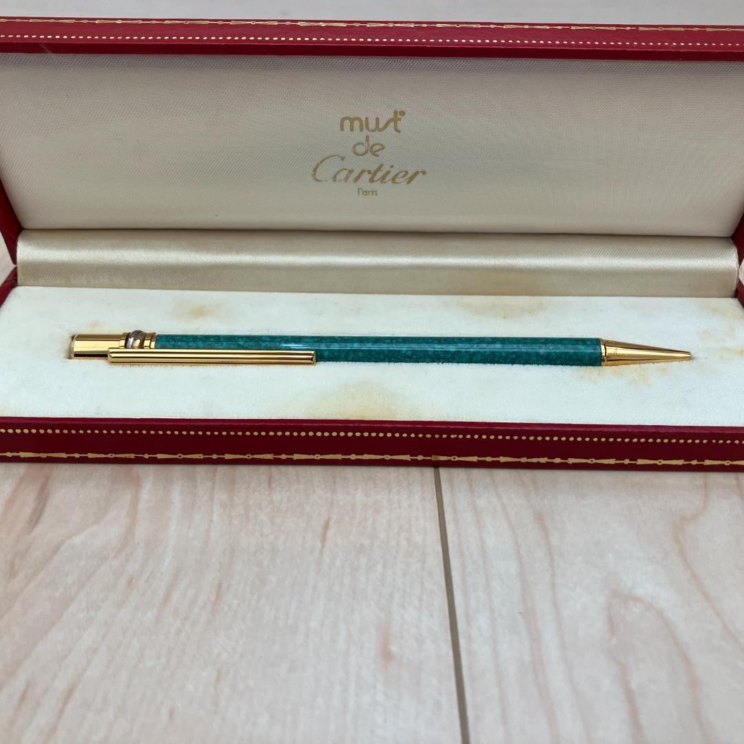 Cartier カルティエ ボールペン トリニティ マーブル 筆記不可 付属品有
