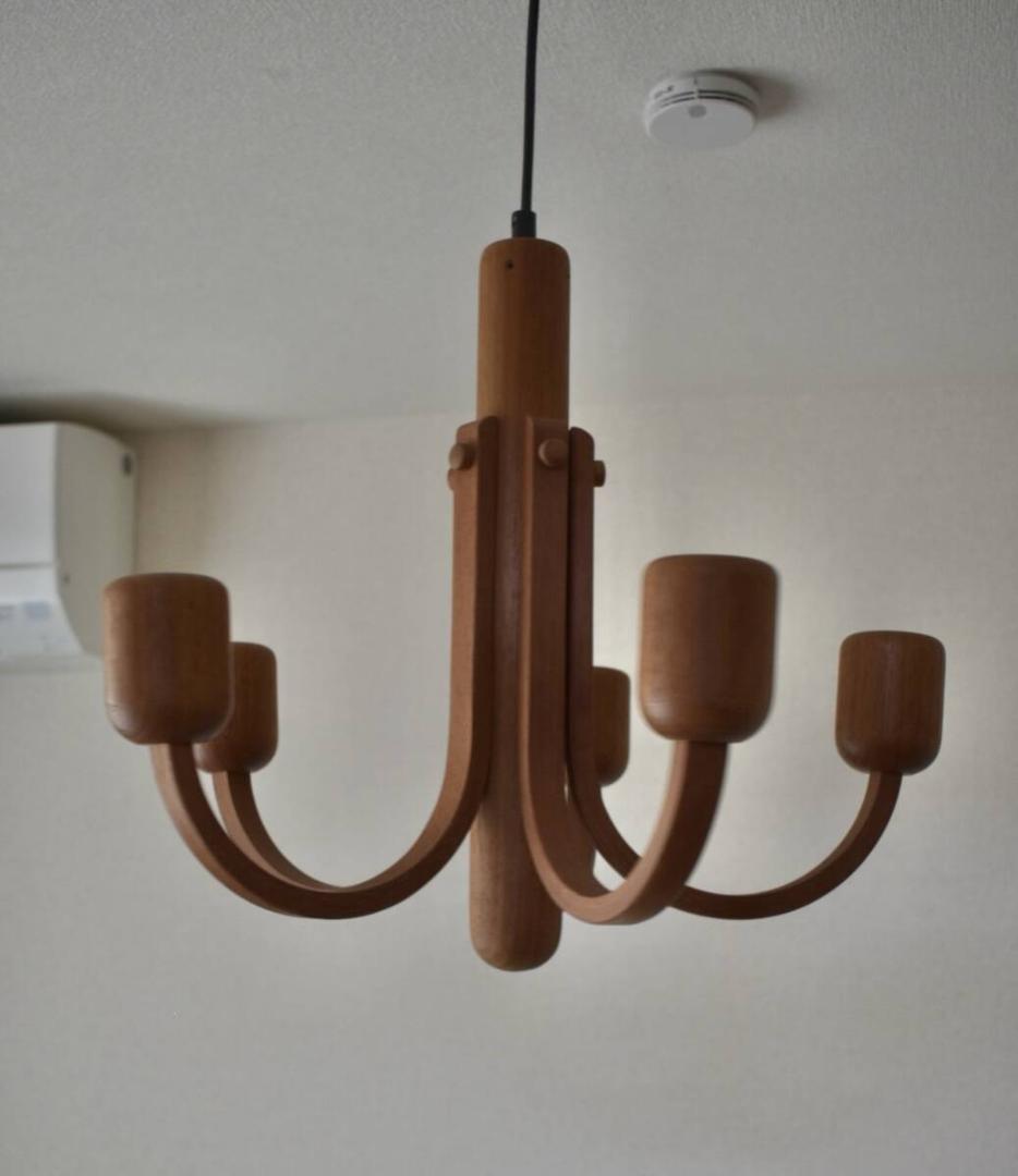 ★最高級チーク材極上 Domus Candela 70年代 ドムス シャンデリア