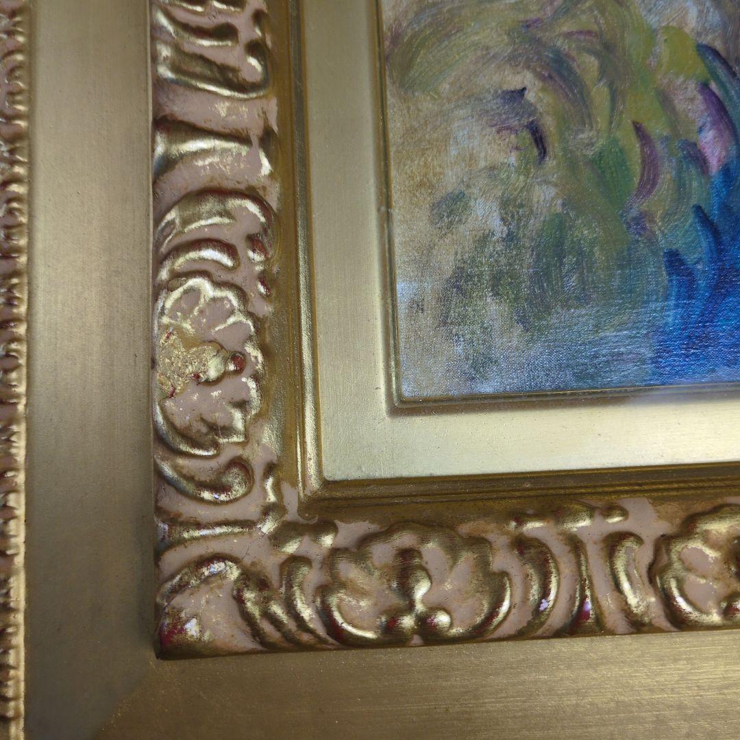 【真作】田中繁吉、『帽子の女』、油彩4号、1989年制作、サイン有、黄袋、差箱付