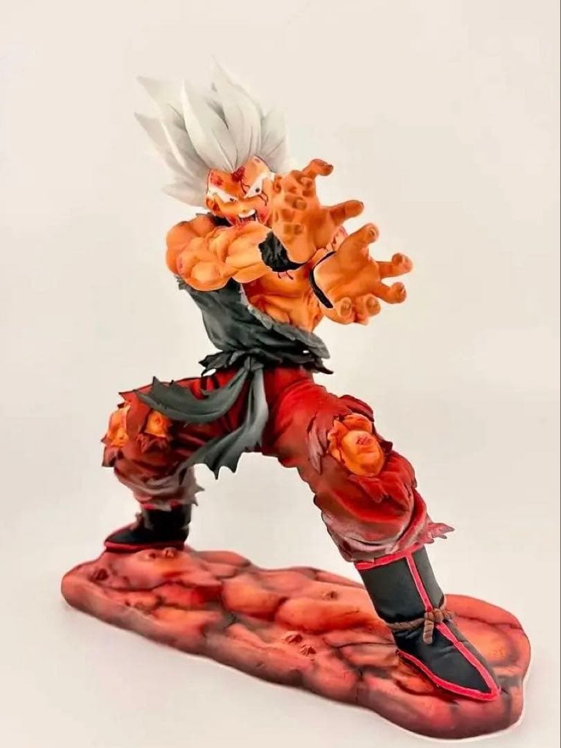 ドラゴンボール フィギュア 超サイヤ人孫悟空 リペイント 台座付き