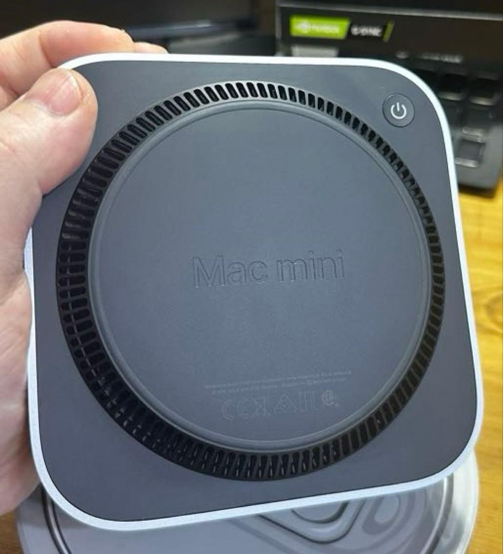 Mac mini M4 16GBメモリ 256GBSSD + AppleCare