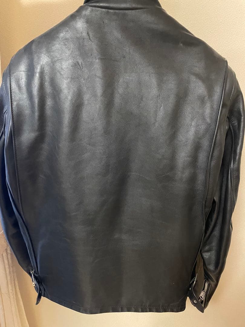 Schott ブラック レザージャケット 38