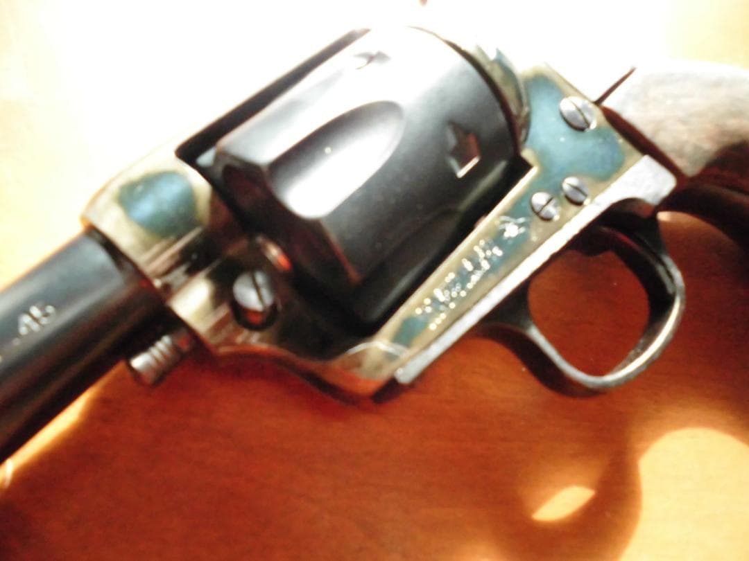 HWS　コルトSAA　ギャンブラー　ケースハードン風　SPGプラスチック製