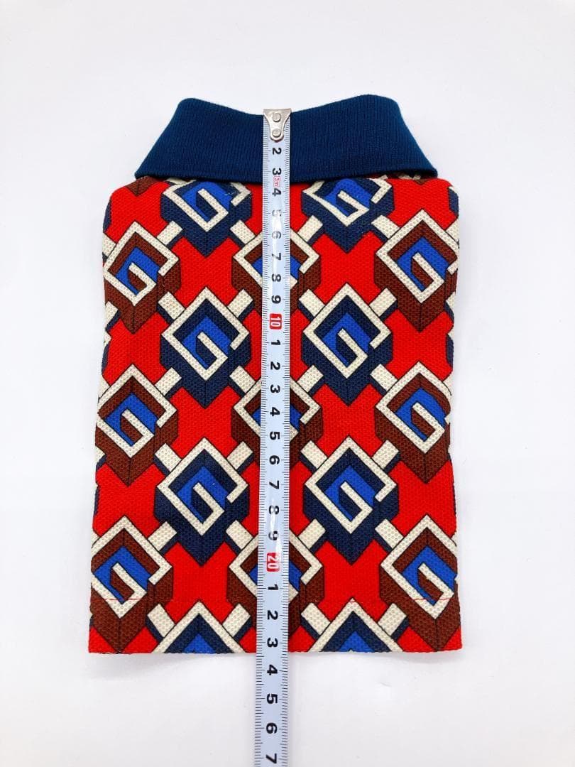 GUCCI コットン100% 総柄 ドッグウェア 犬用 表記サイズ XXS