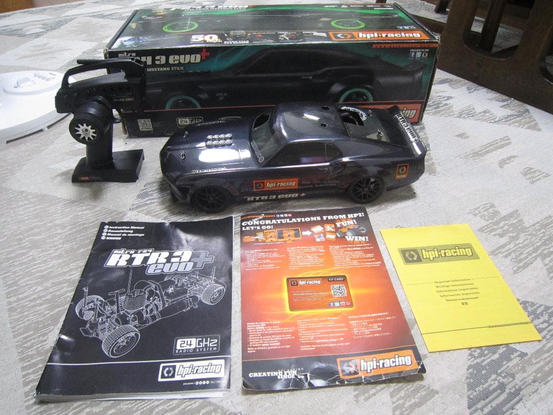 ト*ン様 日本未発売 HPI RS4 3EVO⁺ マスタング 完全動作品 エンジ
