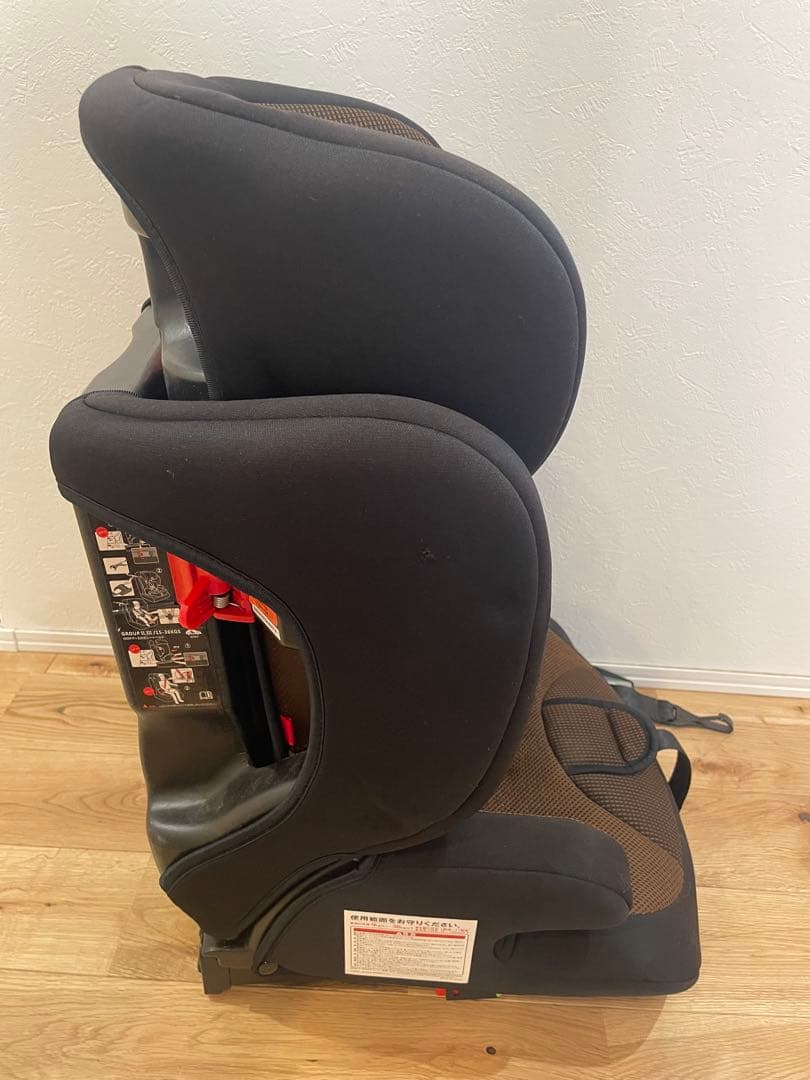 Smart Angel ジュニアシート ブラウン　ハーネスジュニアFIX