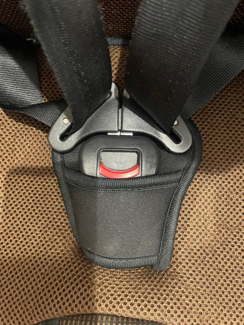 Smart Angel ジュニアシート ブラウン　ハーネスジュニアFIX