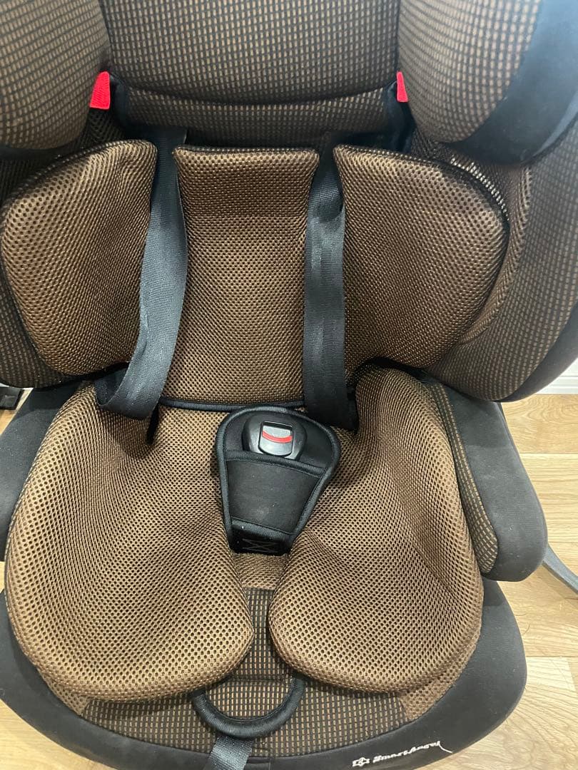 Smart Angel ジュニアシート ブラウン　ハーネスジュニアFIX