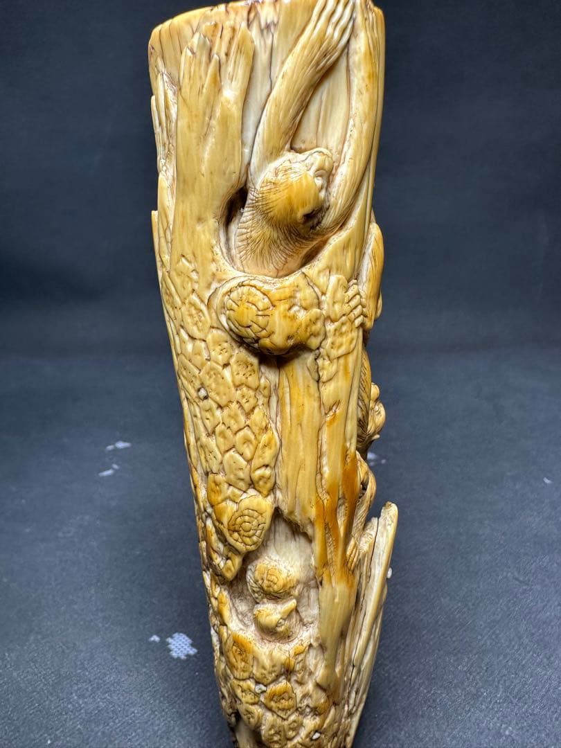 江戸時代　時代　鯨歯風　天然素材　喫煙具　煙管 パイプ　骨董アンティーク