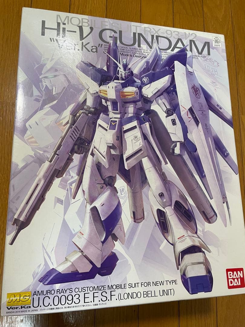 【全塗装、完成品】MG 1/100 Hi-νガンダム Ver.Ka