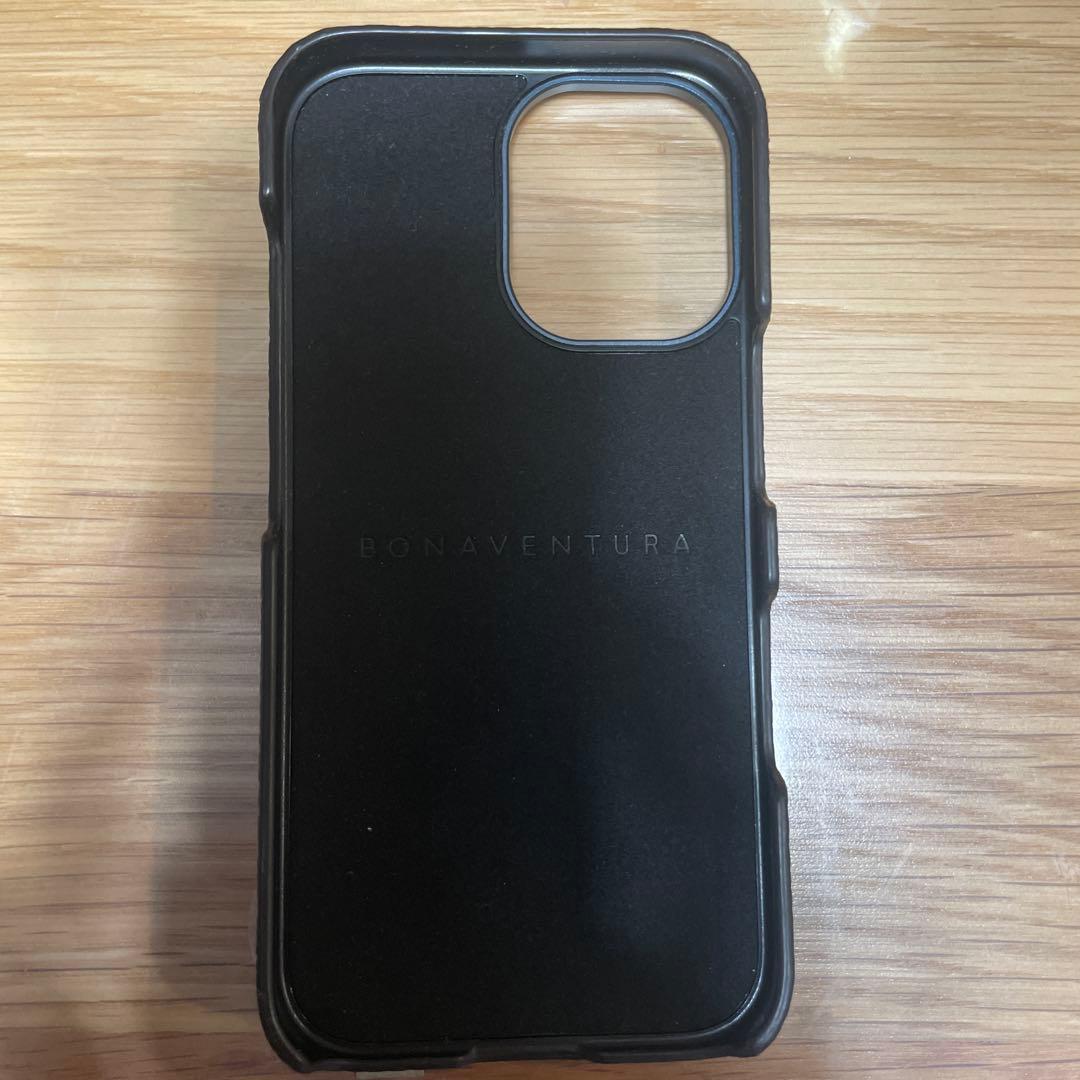 新品Bonaventura グレージュiPhone16用ケースハンドル付