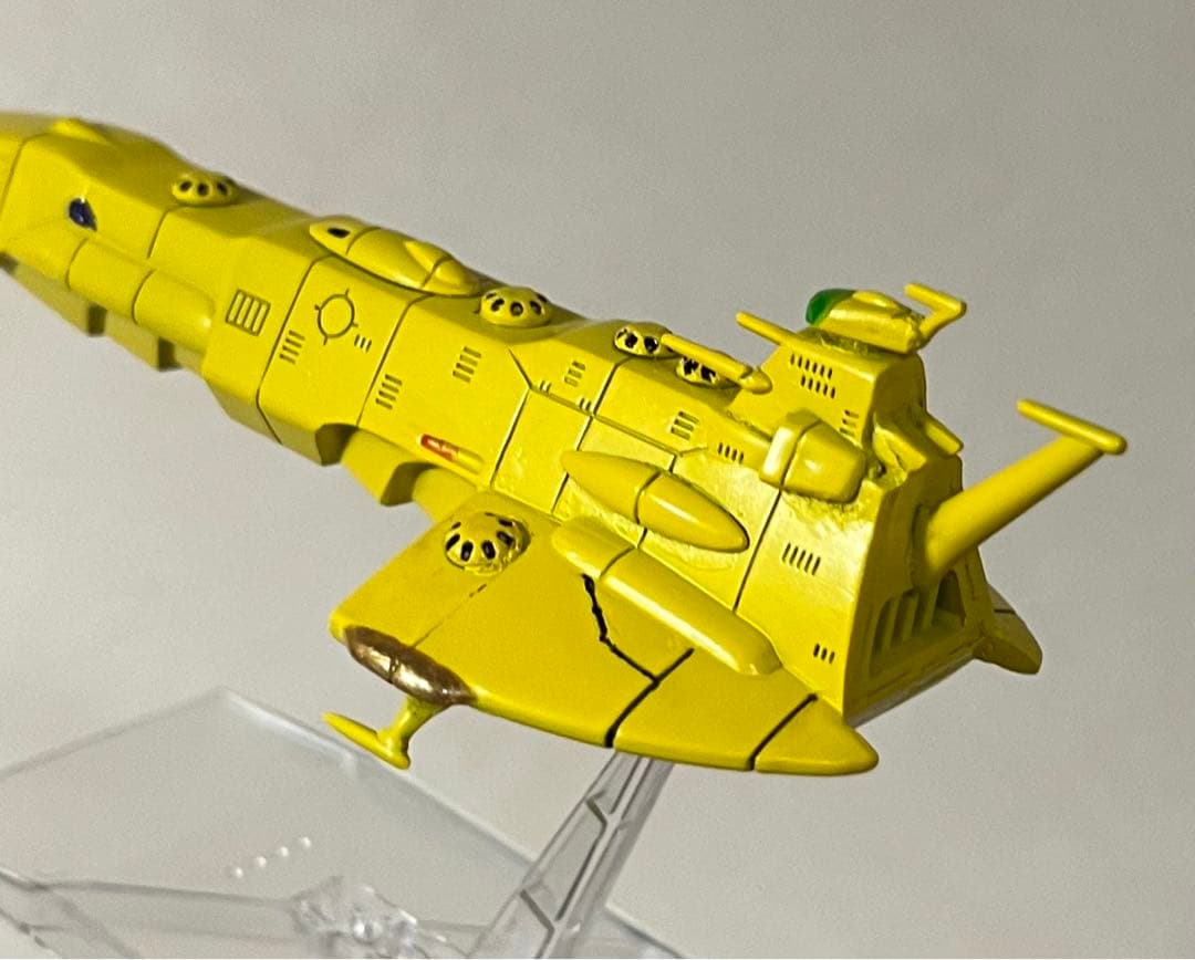 宇宙戦艦ヤマト3 メカコレ完成品　ガルマンガミラス大型戦闘艦