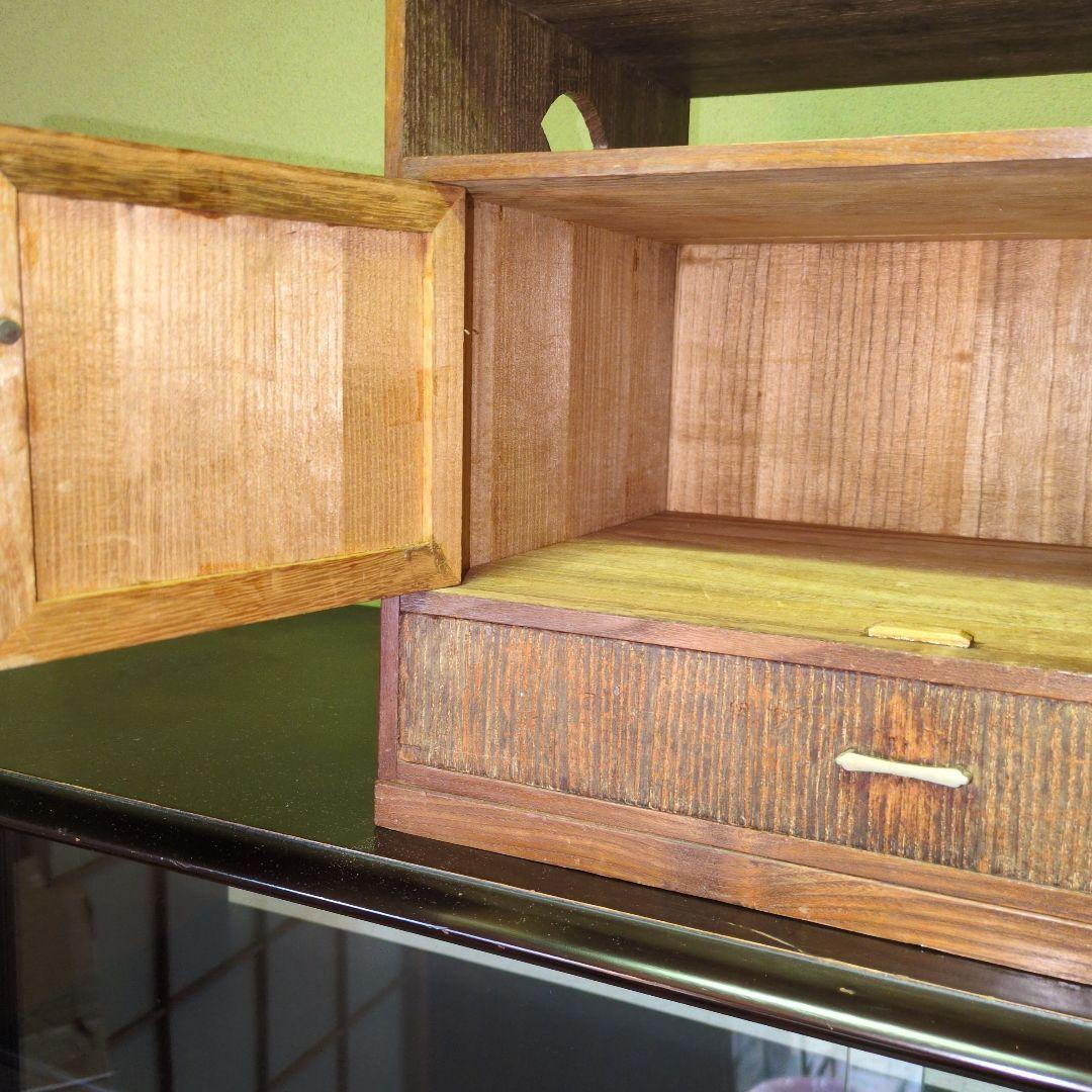 ★珍品★桐製 三味線用見台 箪笥 古箪笥 引出し箪笥 引出し棚 桐箪笥