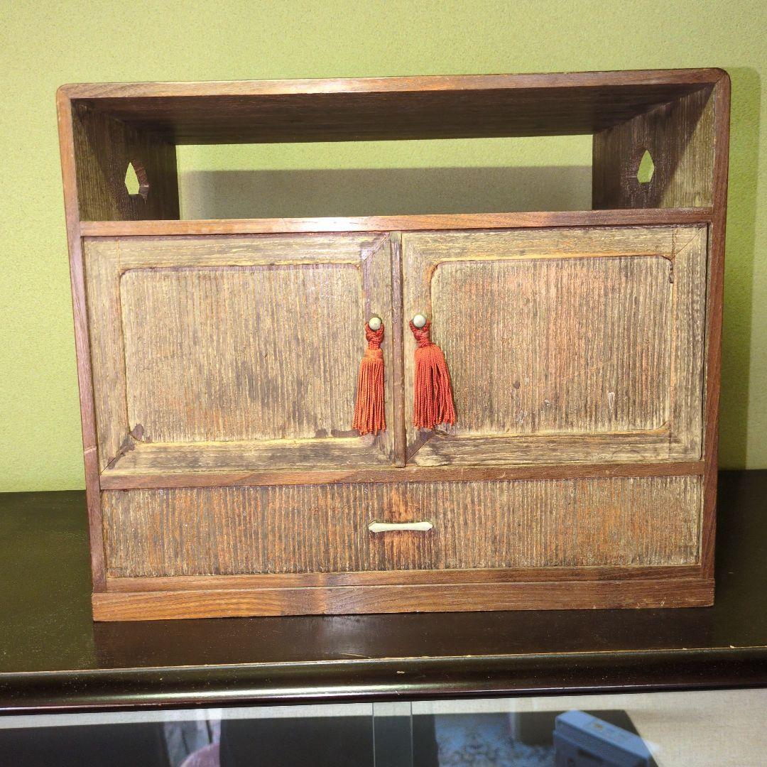 ★珍品★桐製 三味線用見台 箪笥 古箪笥 引出し箪笥 引出し棚 桐箪笥