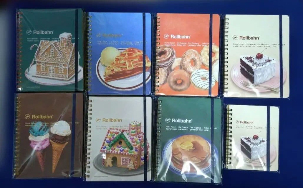 Rollbahn スイーツデザイン ノート 8冊セット　Ｌサイズ Mサイズ