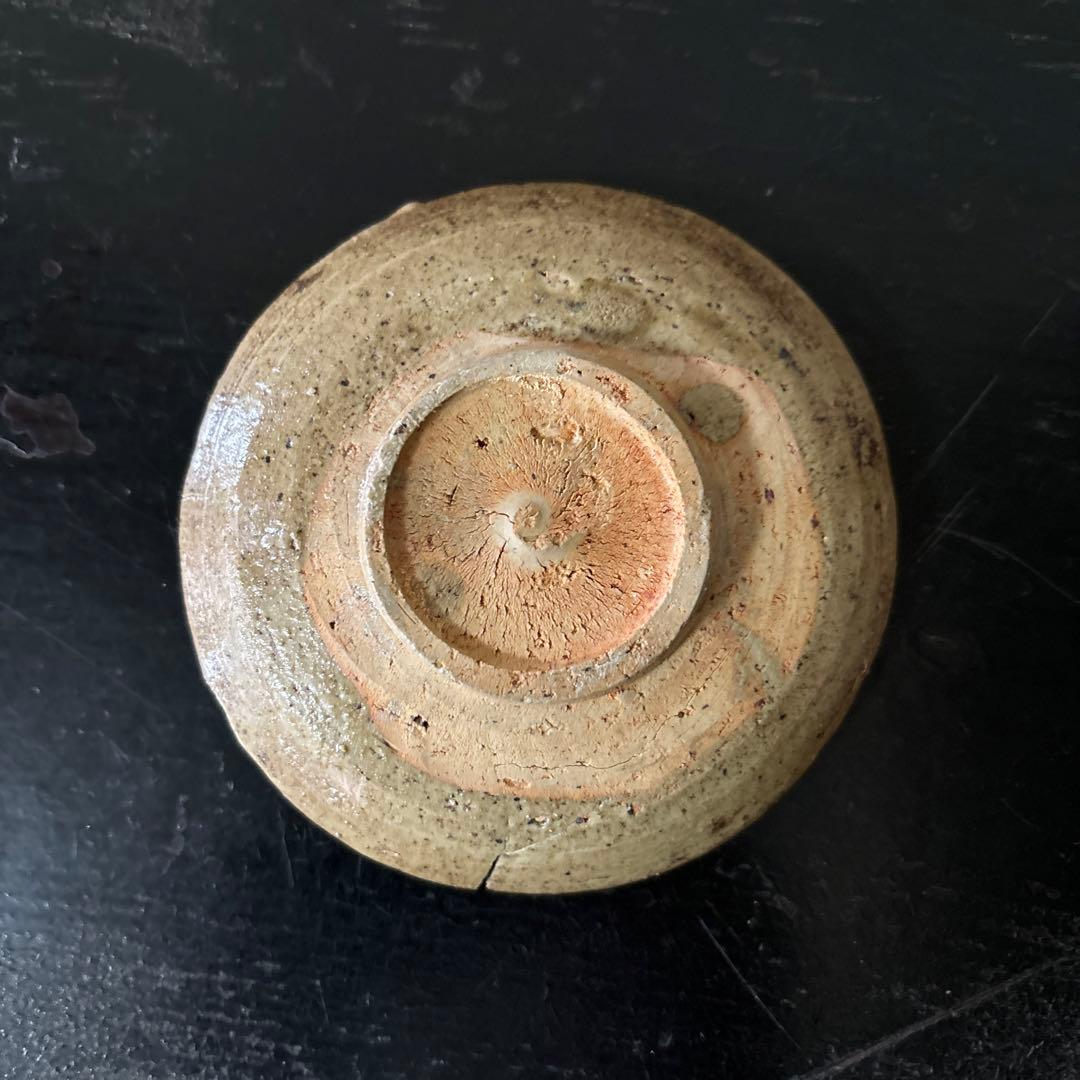 古唐津　兎小皿　うさぎ　武雄系小峠窯　平盃　骨董　検:白洲正子　西岡小十　李朝