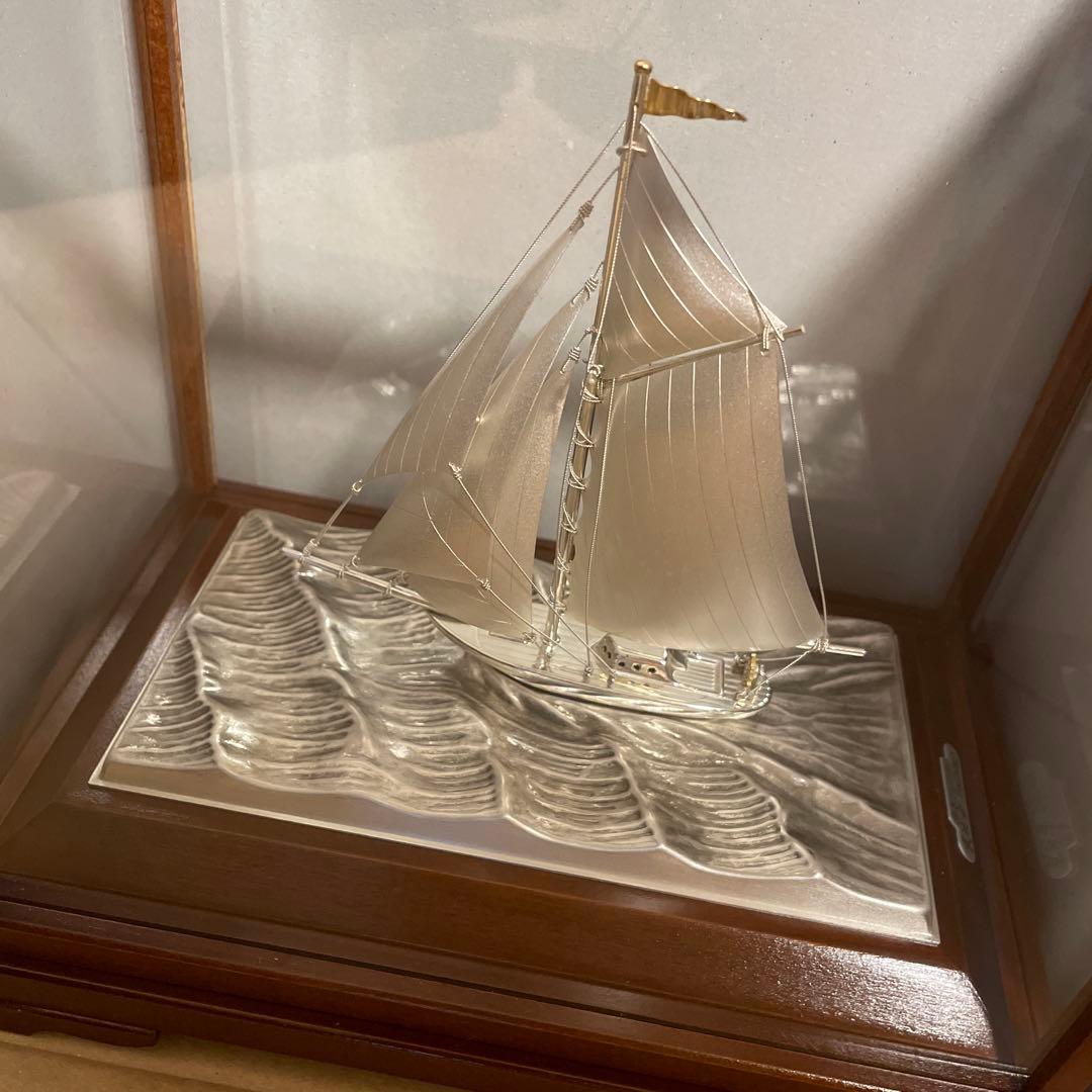 武比古 銀製 SILVER 985 ヨット 6号　1本マスト