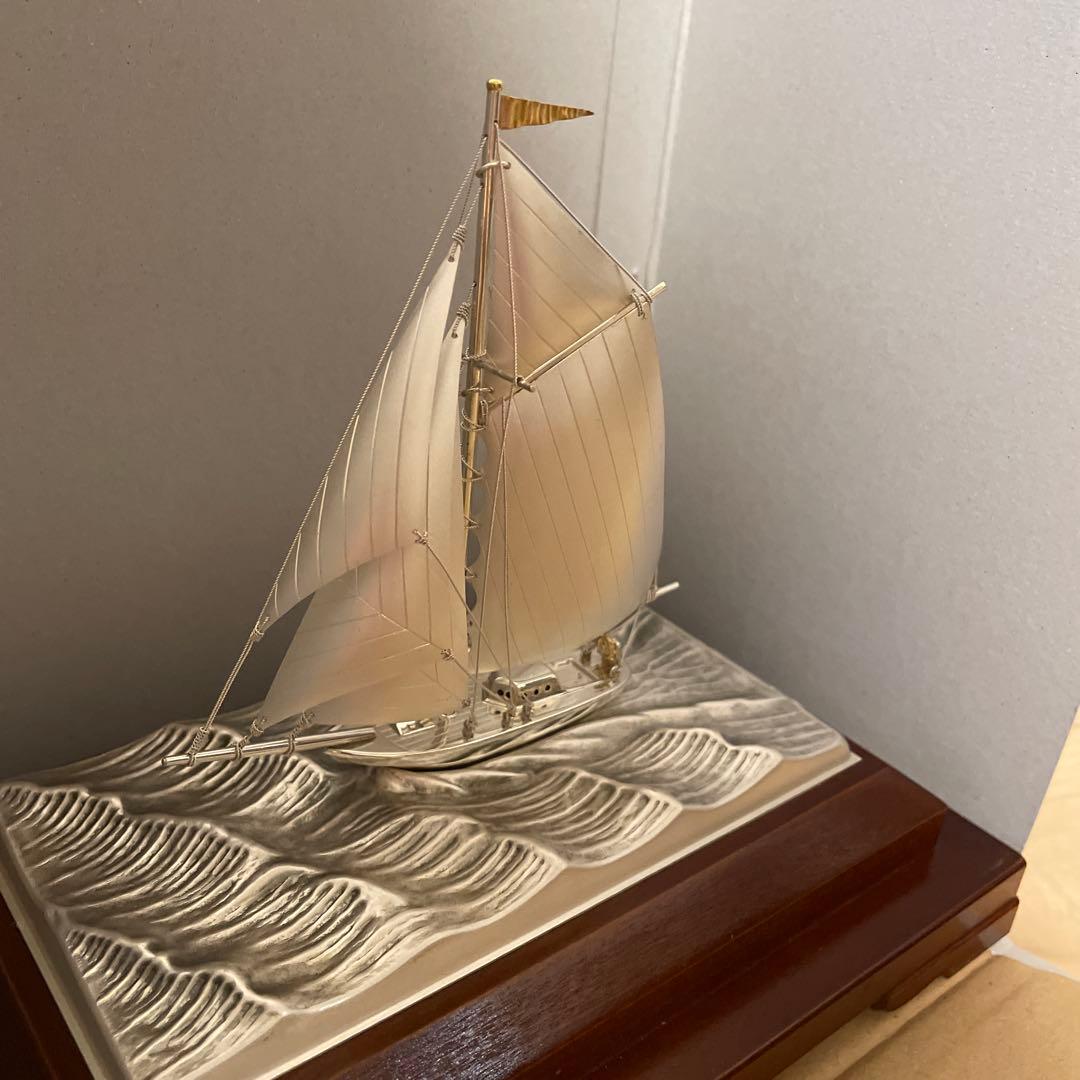 武比古 銀製 SILVER 985 ヨット 6号　1本マスト