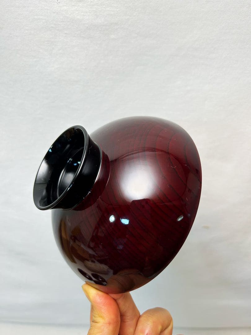 ほぼ未使用 懐石道具 木製溜塗 金彩紅葉蒔絵 吸物椀5客組 共箱