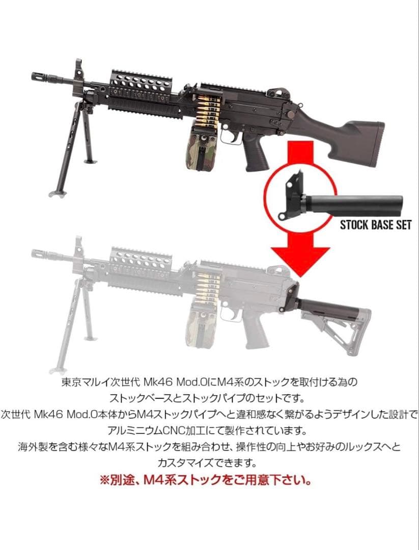 MK46 MOD.0 用ストックベースセット