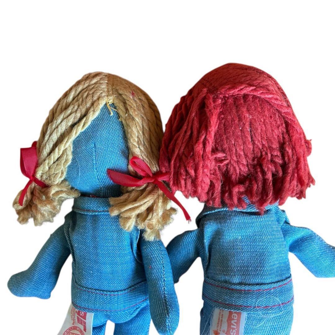 【超レア・2個セット】LEVI'S リーバイス デニムラグドール 非売品 ペア