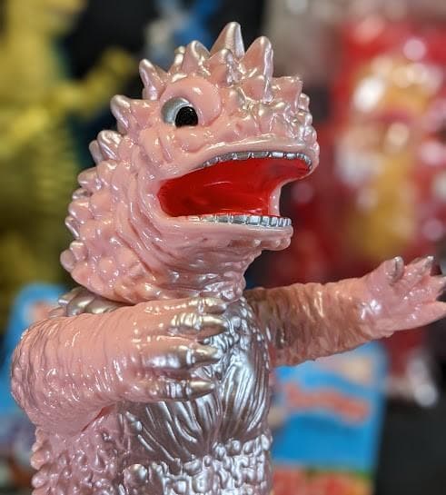 マグラ＆レッドキング＆チャンドラー＆ピグモン（ブルマァク復刻）ソフビ４体セット