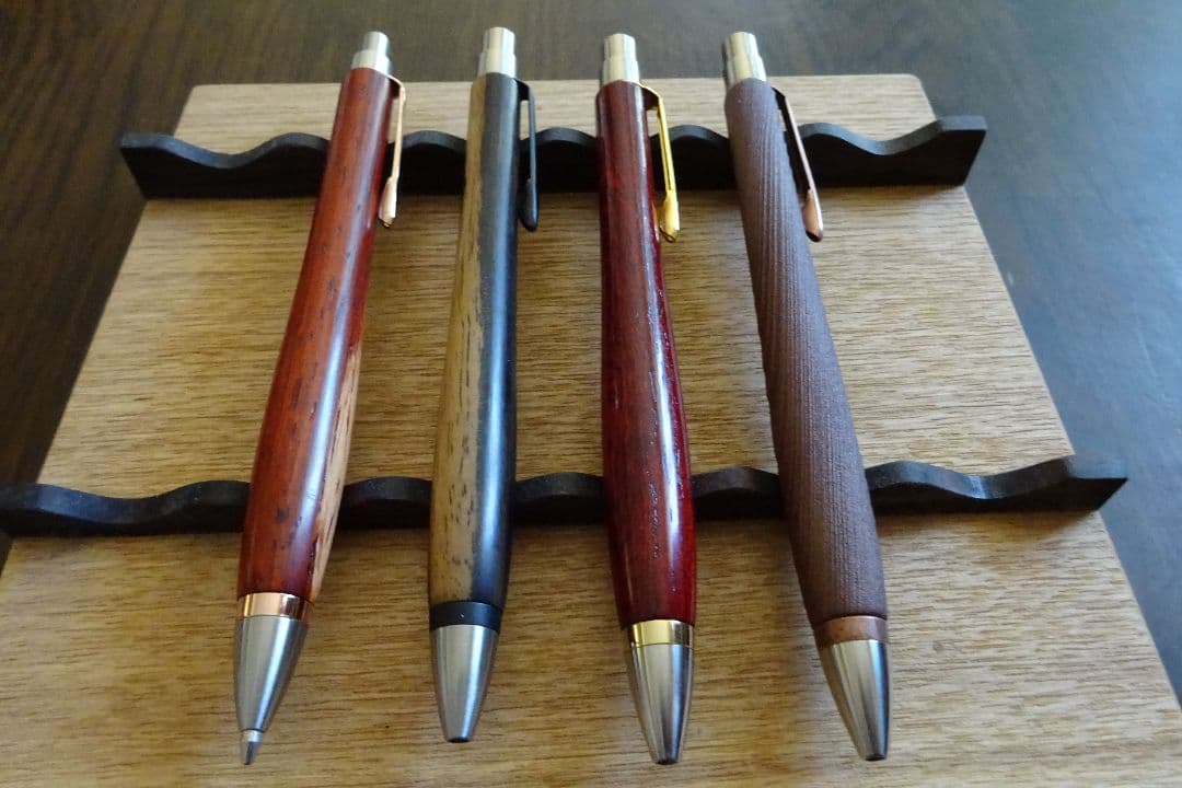 ウッドペンクラフト　木軸ペン・バハギアペンケースセット