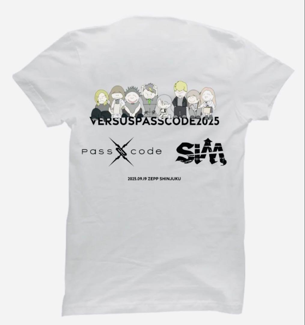 PassCode × SiM コラボ Tシャツ XL ホワイト 新品 未使用