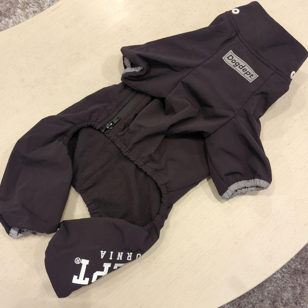 超美品　DOGDEPT テフロンストレッチプロテクトロンパース裏起毛 Mサイズ