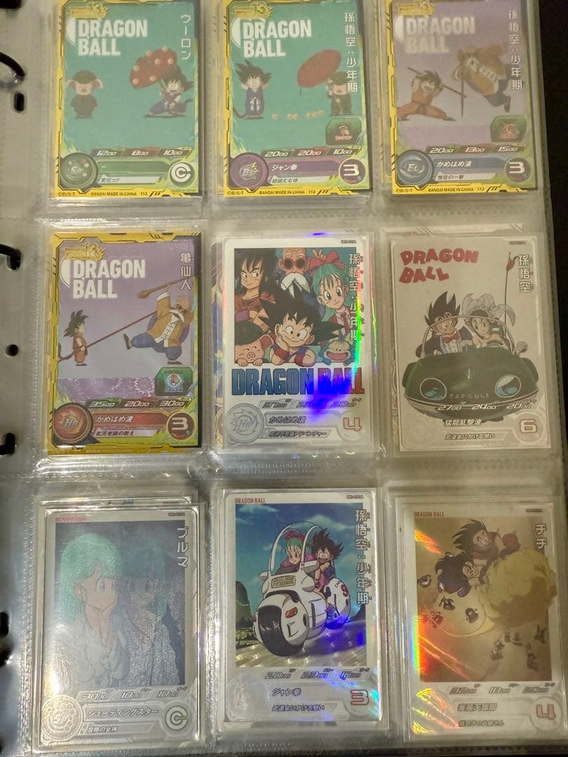 美品ファイル付コレクション用　 ドラゴンボールヒーローズ DA等　神龍