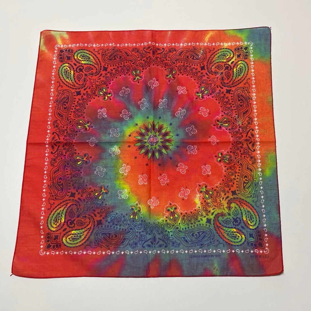 古着　US バンダナ　9枚まとめ売り　ヴィンテージ　ペイズリー　23