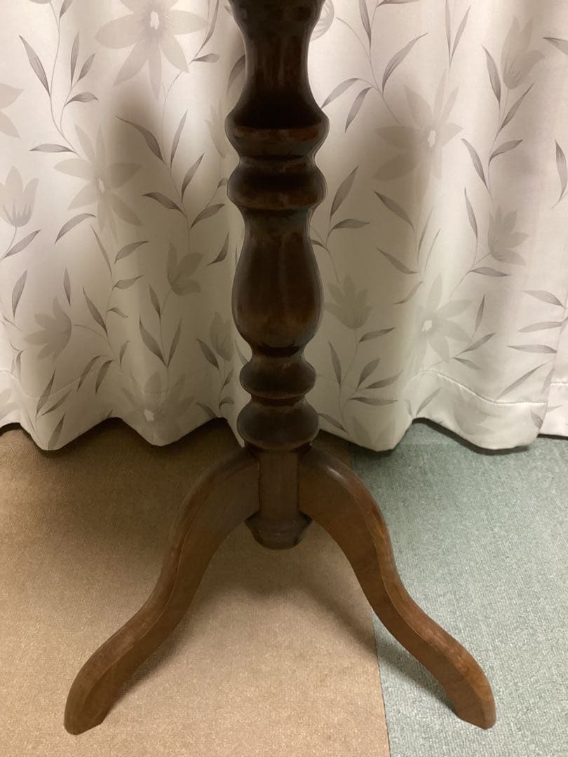 古家具　イタリア製　ドマン　Demain 象嵌　サイドテーブル