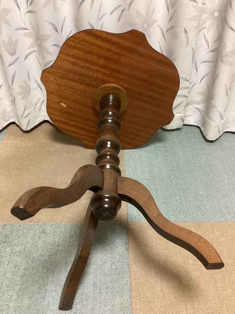 古家具　イタリア製　ドマン　Demain 象嵌　サイドテーブル