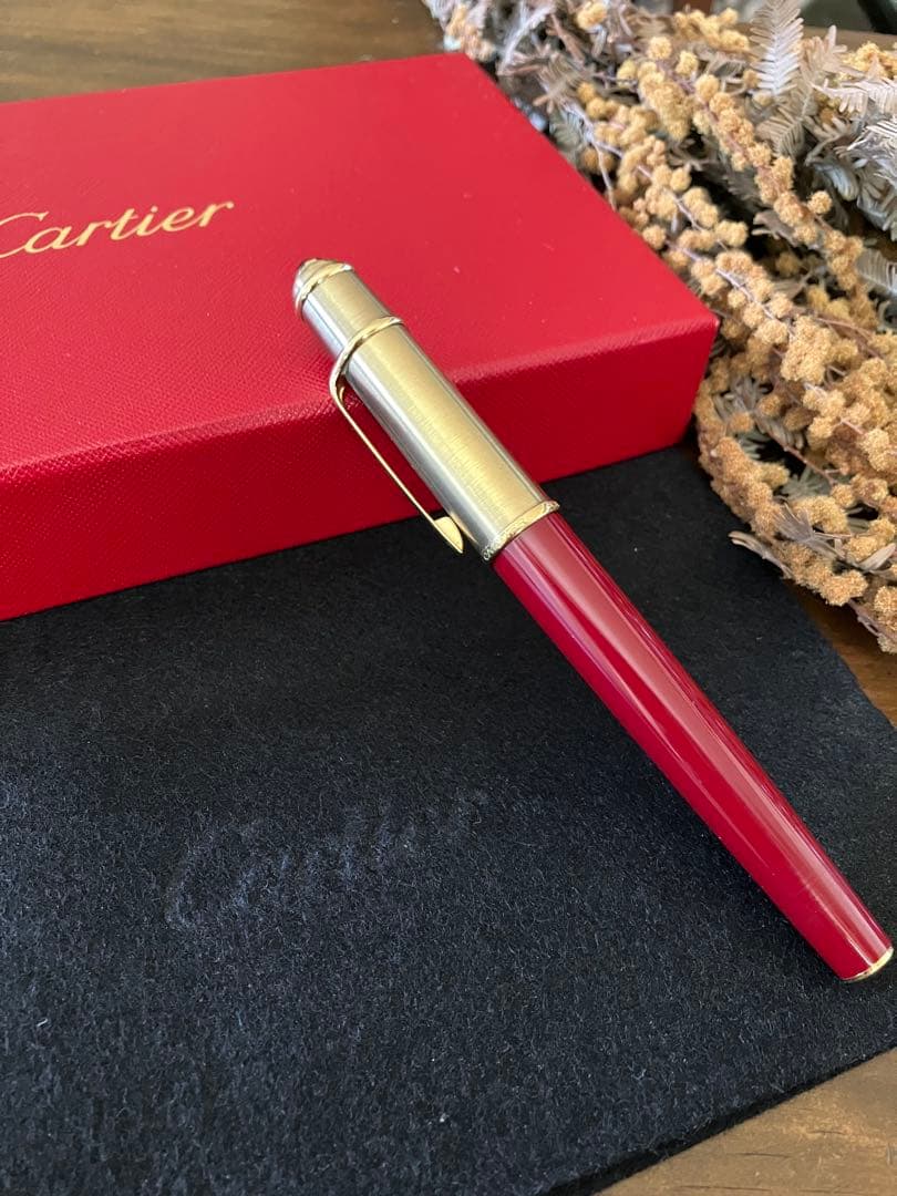 【Cartier】ディアボロ ボールペン ボルドーコンポジット