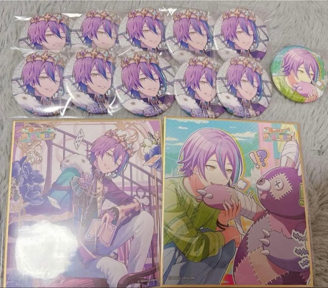 プロセカ 缶バッジ グリ缶 神代類 40C 色紙　まとめ売り　13点