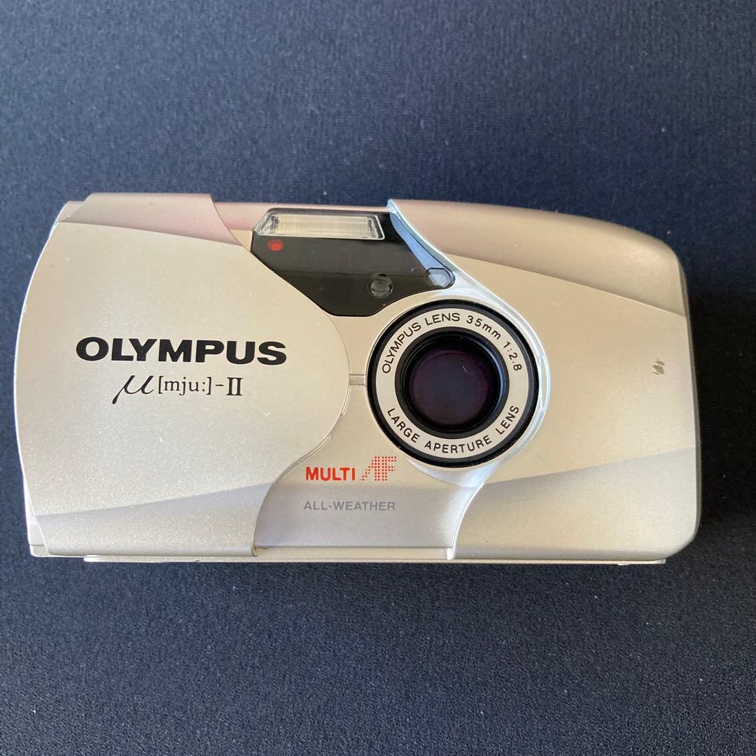 【美品】OLYMPUS MJU ⅱ ミュー2 フィルムカメラ
