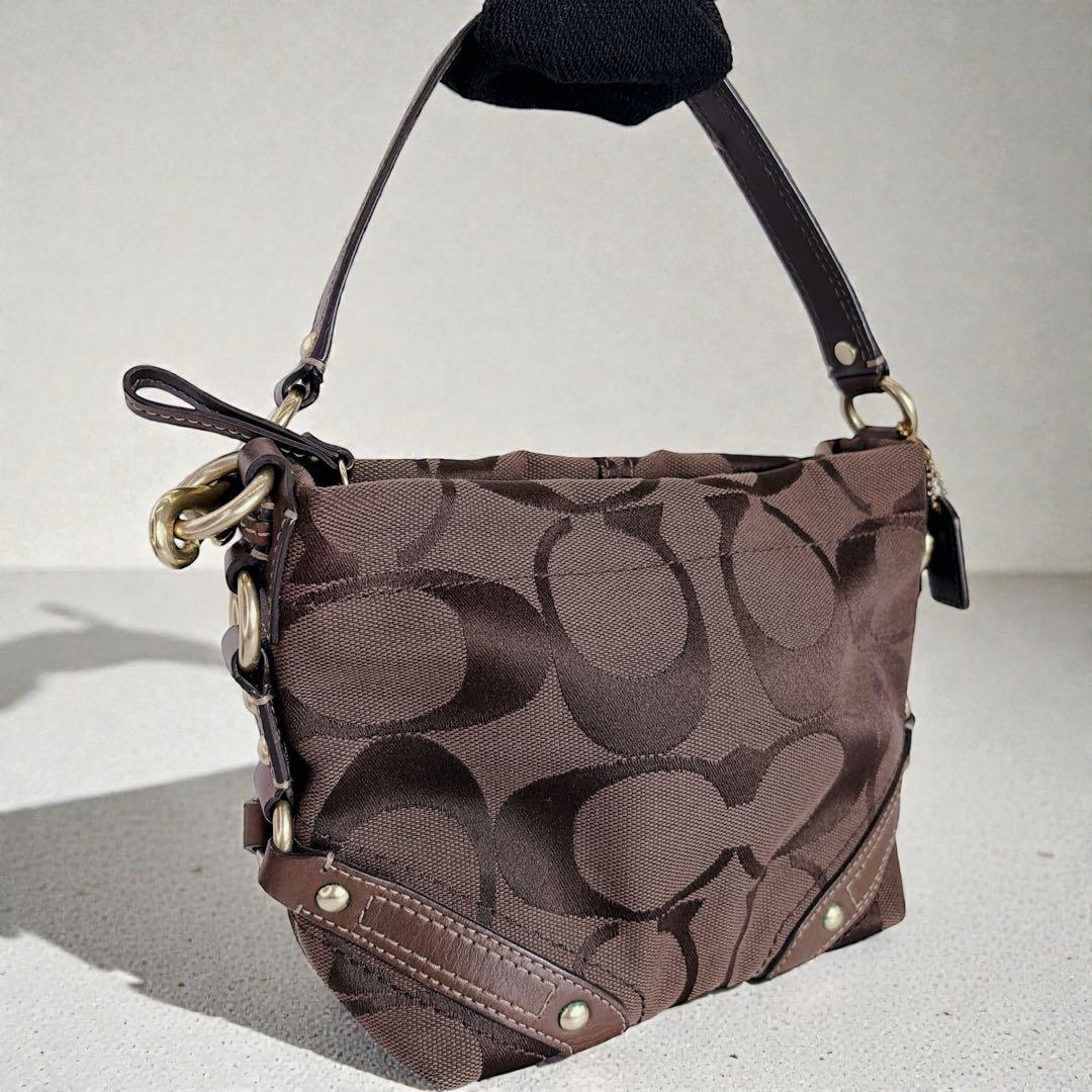 美品 COACH アクセサリーポーチ ショルダーバッグ ハンドバッグ