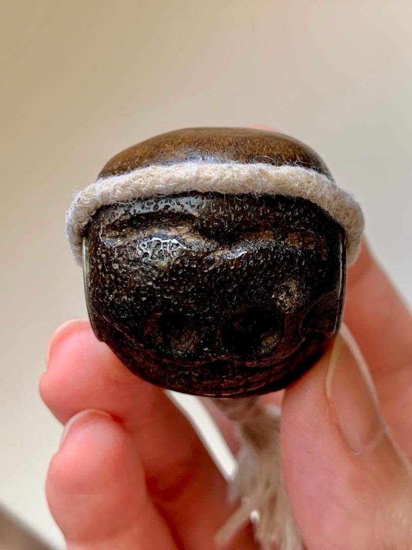 呪物　カパラ　チベット　カパーラ　頭蓋骨　クマントーン　プラクルアン　根付　密教