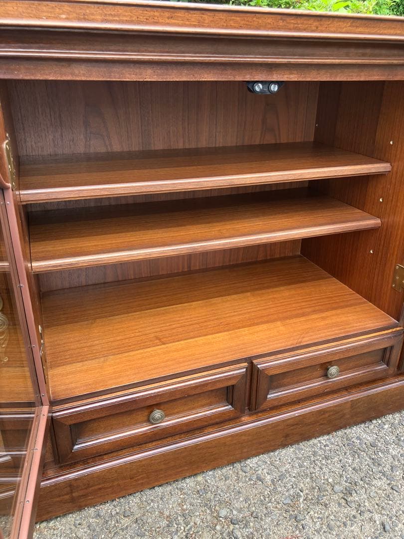 M　KOSUGA ガラスキャビネット カップボード　2点まとめ　引き取り