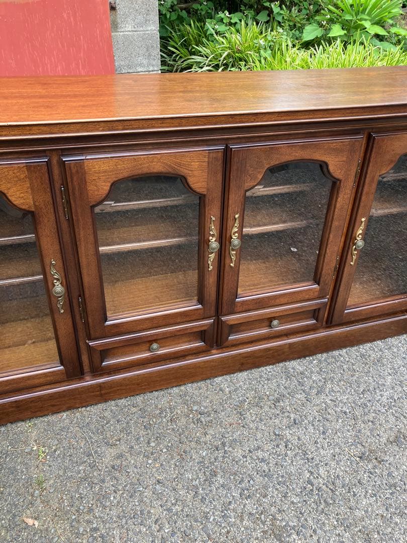 M　KOSUGA ガラスキャビネット カップボード　2点まとめ　引き取り