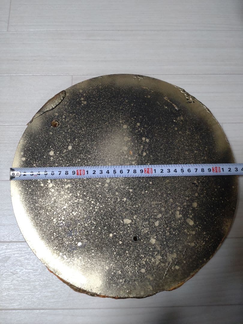 油絵◆半立体の円型アート【蜂】壁掛け油絵◆作者サイン入り