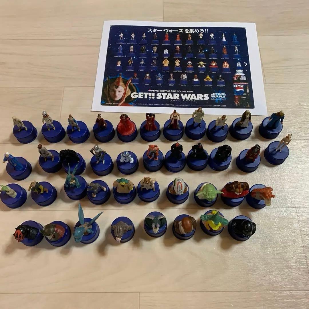 スターウォーズ　ボトルキャプ　エピソードⅠ.Ⅱ.Ⅲコンプリート