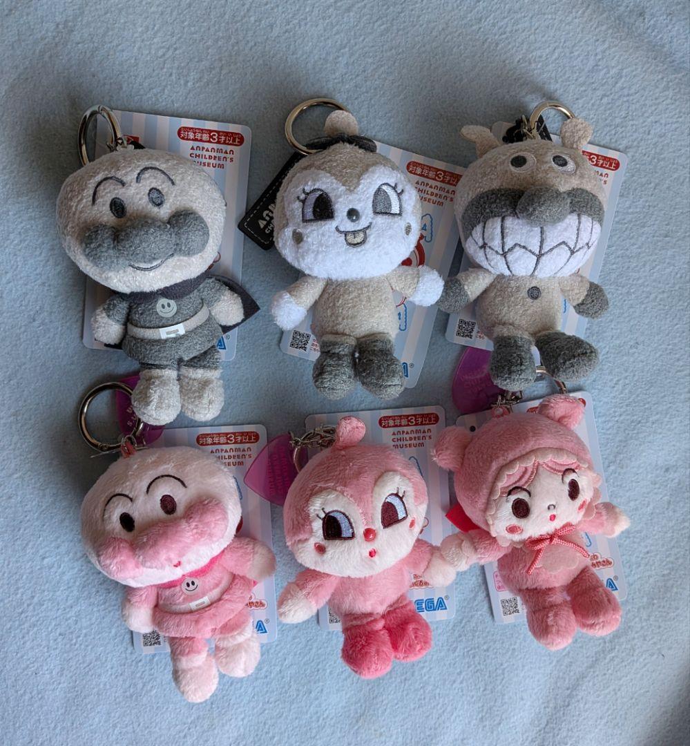 アンパンマンミュージアム ぬいぐるみ 限定 キーホルダー 6体セット