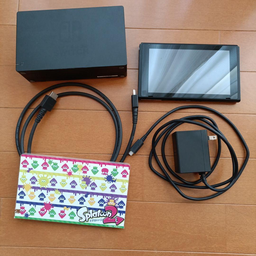 Nintendo Switch 本体　ドック　スプラトゥーン2カバー付き