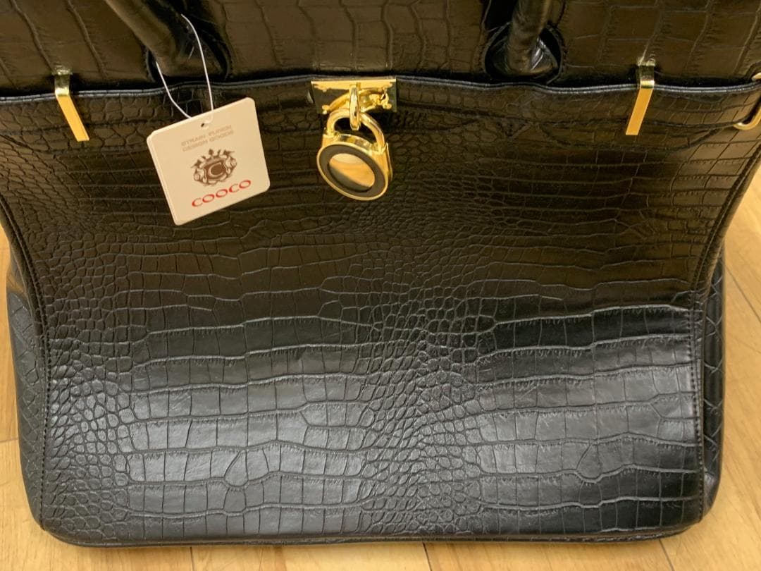 未使用タグ付き COOCO クーコ クロコ型押し キャリーカート